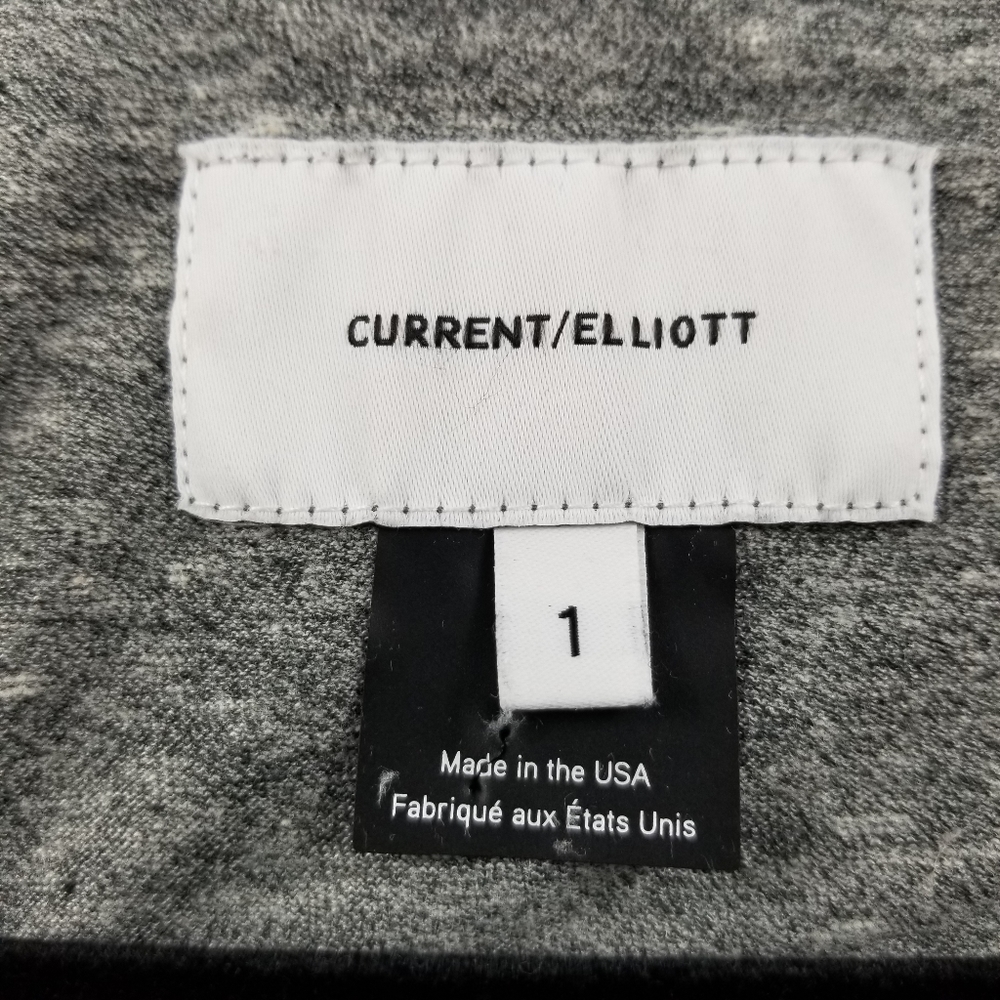 Current/Elliott Tier Long Sleeve Top, Grey, 1 - Picture 3 of 11
